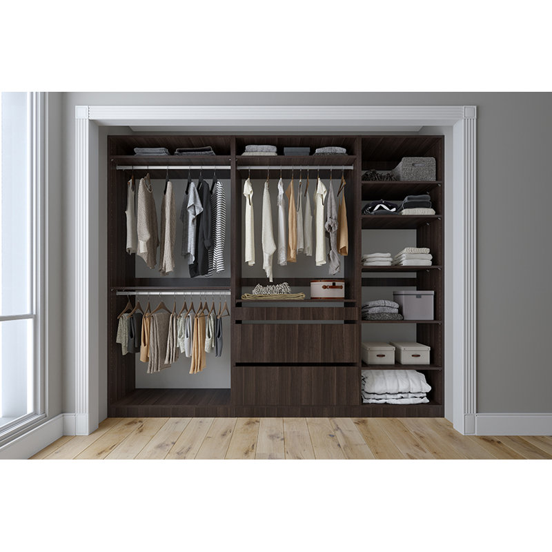 Closet & CO 36" W Custom Closet System Wayfair.ca